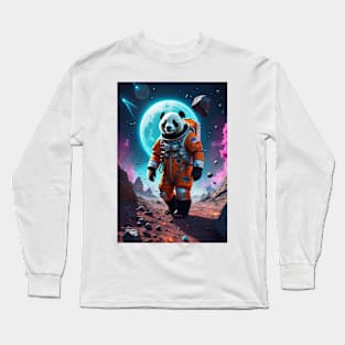 Interstellar Panda Journey Long Sleeve T-Shirt